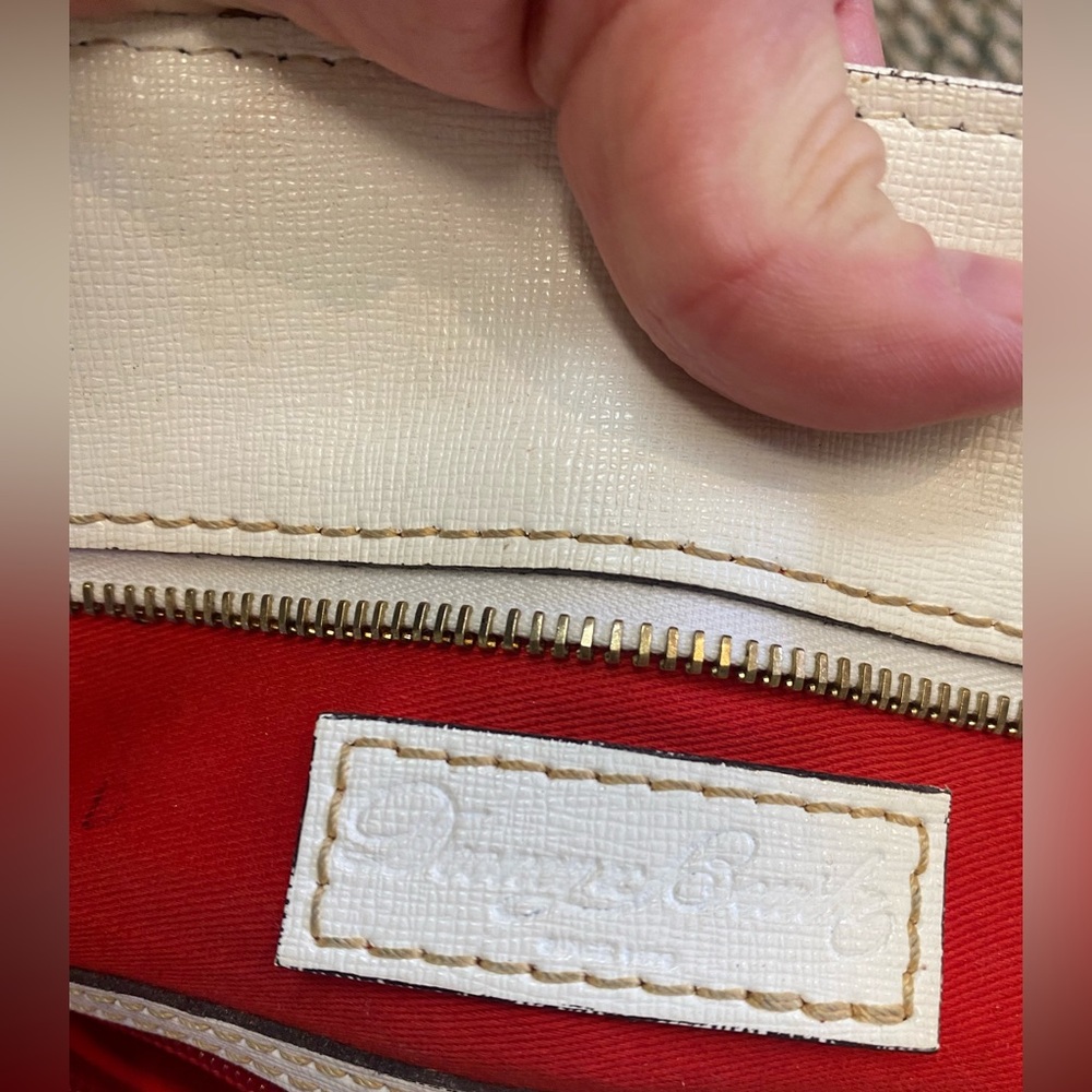 Dooney & Bourke White Tote Bag - Picture 2 of 8